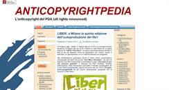 Desktop Screenshot of anticopyrightpedia.org