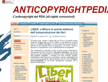 Tablet Screenshot of anticopyrightpedia.org